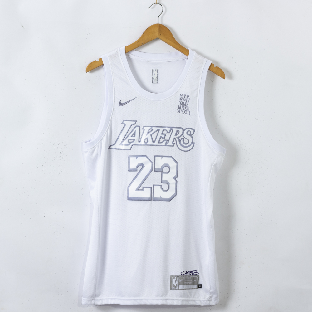 Men Men  Los Angeles Lakers #23 James White NBA Nike MVP Jerseys->memphis grizzlies->NBA Jersey